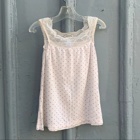 Eberjey Sweet polka dot tank top, size  2T - Picture 1 of 4